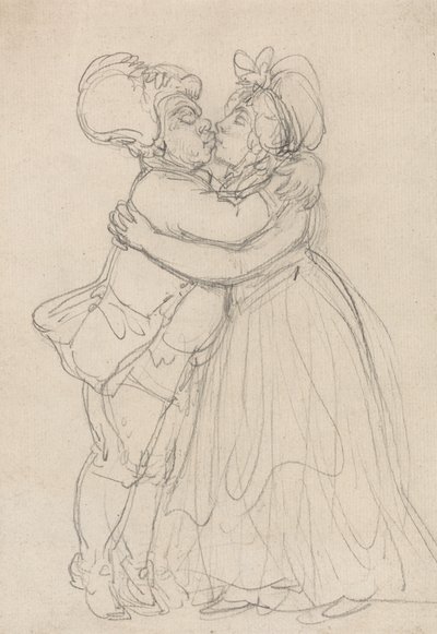 Tilgivende elskere af Thomas Rowlandson